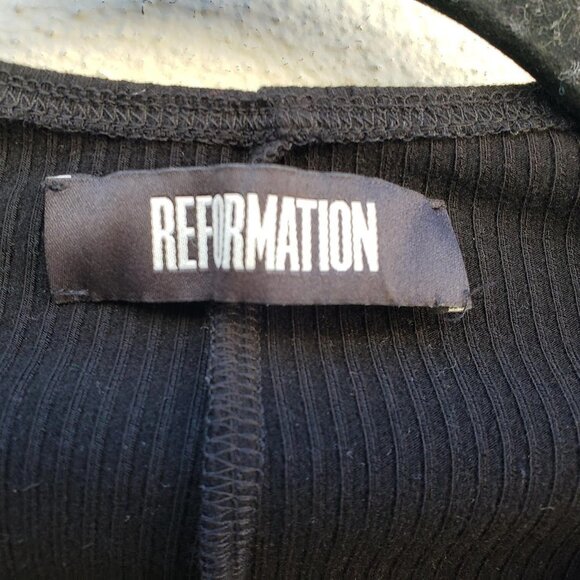 Reformation Ribbed Avalon Bodysuit - Picture 5 of 8